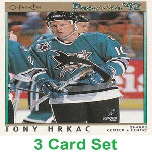 Tony Hrkac Hockey Card Collection